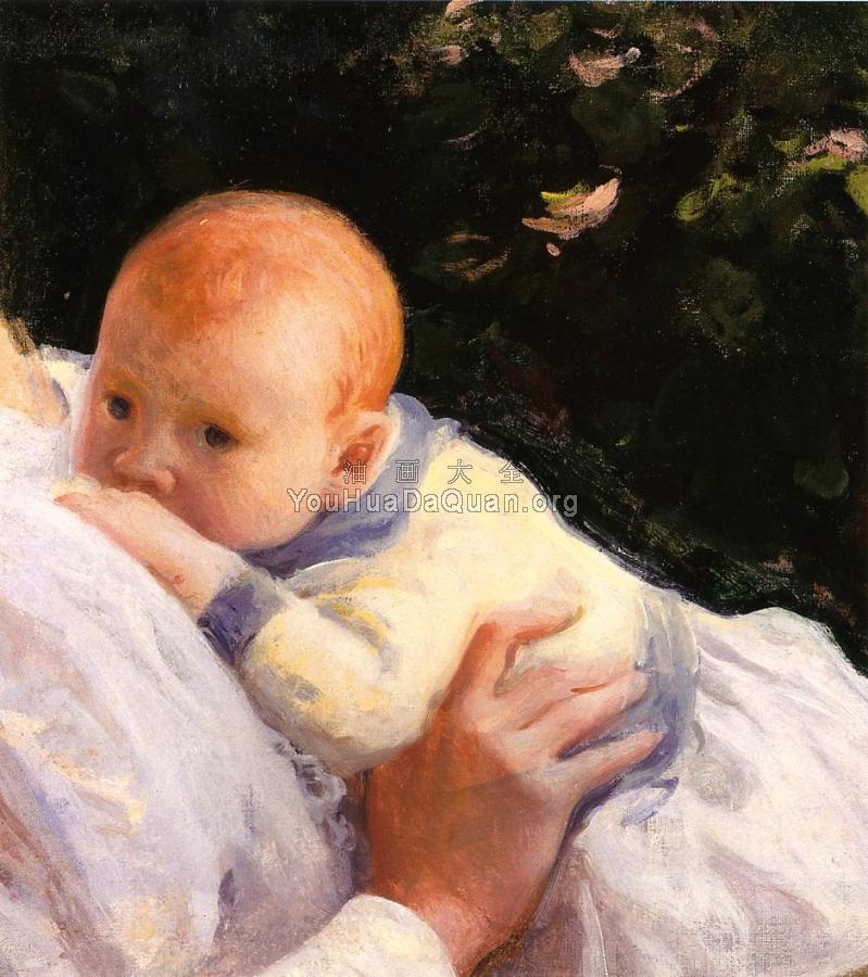 Theodore Lambert DeCamp as an Infant - 约瑟夫·柔德芬·代坎普